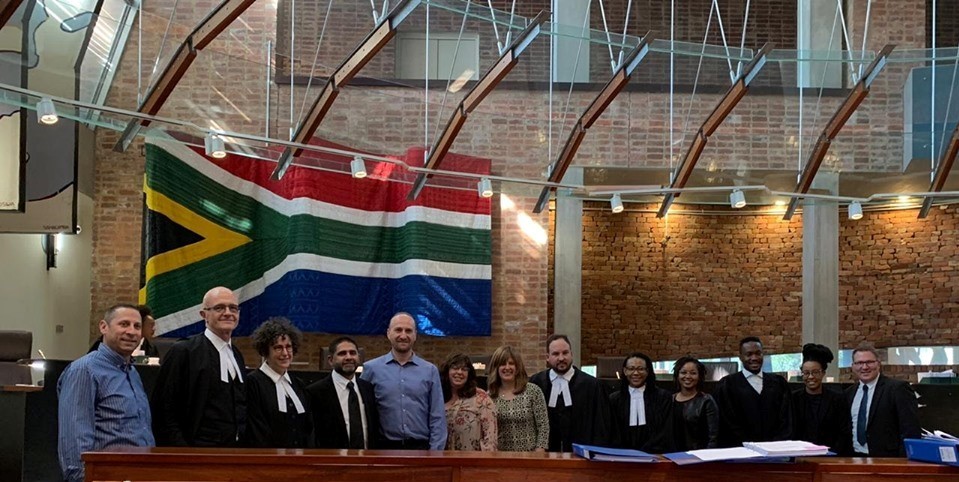 Members of the SAJBD and their legal team at the Constitutional Court in 2019 to argue the Hate Speech Case against Cosatu’s Bongani Masuku