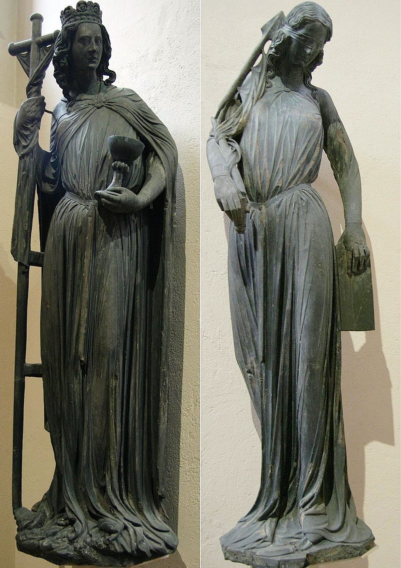 Ecclesia and Synagoga ('Church and Synagogue'), Strasbourg Cathedral