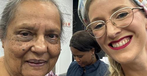 Ella Gandhi from the Phoenix Settlement Trust with Alana Baranov, founder of Make Us Count