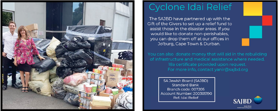 Mozambique flood relief, March 2019
