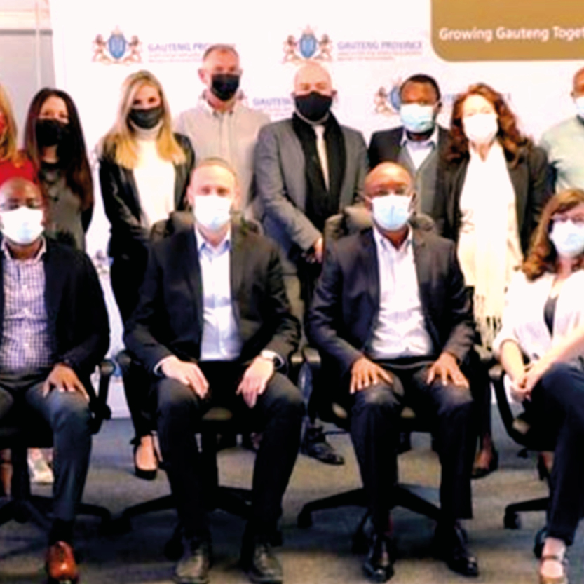 Gauteng Council business delegation meeting with MEC Parks Tau and team from the Gauteng Department of Economic Development, August 2021