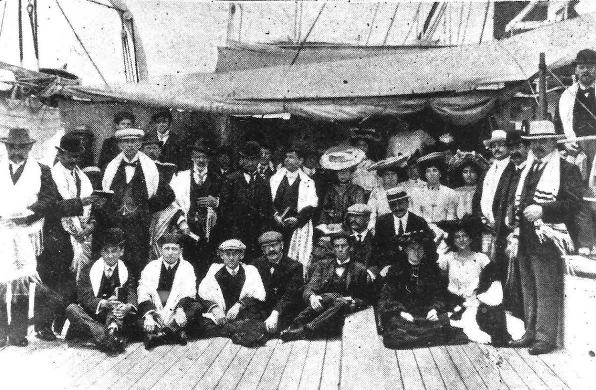 East European Jews en route to South Africa, Rosh Hashanah 1903