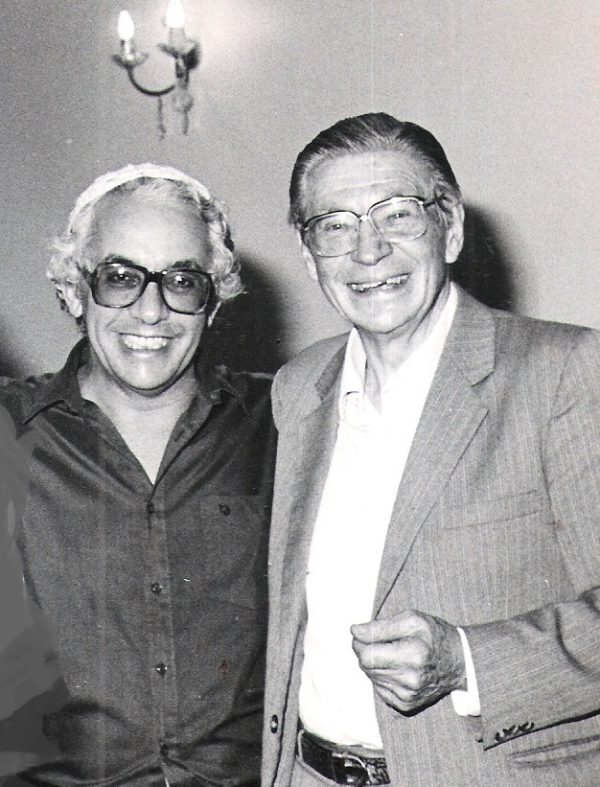 Rabbi Ben Isaacson (left) with famed anti-apartheid cleric Reverend Beyers Naude