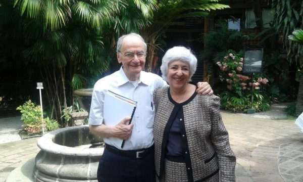 Past President Professor Schorsch and Present President Marlene Bethlehem