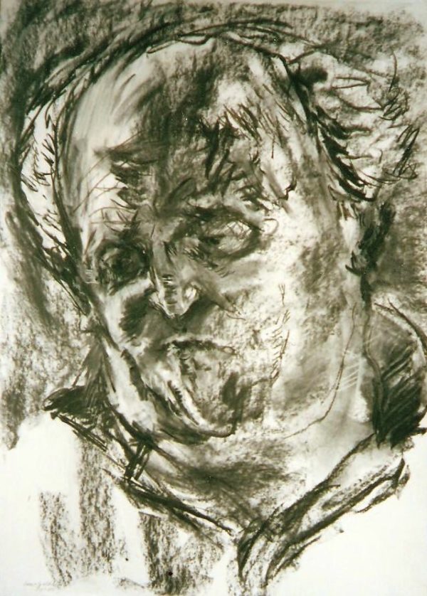 Portrait of Denis Goldberg by fellow former prisoner Paul Trewhela, London, 2002 