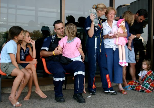 South African Tsunami survivors awaiting evacuation, Phuket Airport