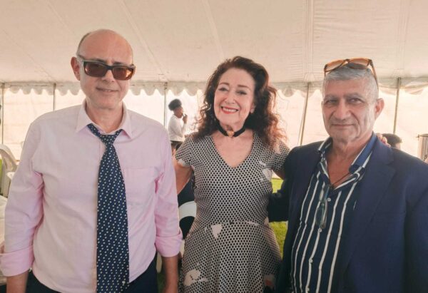 From left His Excellency High Commissioner Republic of Cyprus, Reeva Forman Interfaith Liaison SAJBD, Costa Constantino President Modern Renaissance Arts and Culture Association.