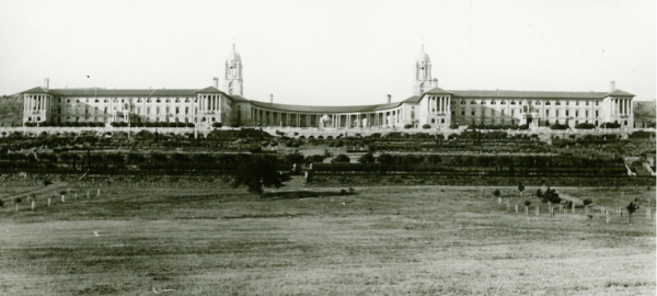 Early view of the Union Buildings, Pretoria